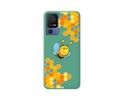 Funda Silicona Líquida Verde para TCL 40 SE diseño Abeja Dibujos