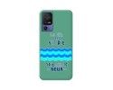 Funda Silicona Líquida Verde para TCL 40 SE diseño Agua Dibujos