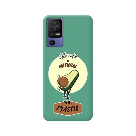 Funda Silicona Líquida Verde para TCL 40 SE diseño Culo Natural Dibujos