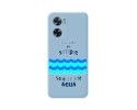 Funda Silicona Líquida Azul para Oppo A57s diseño Agua Dibujos
