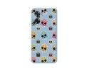 Funda Silicona Líquida Azul para Oppo A57s diseño Catrina Dibujos