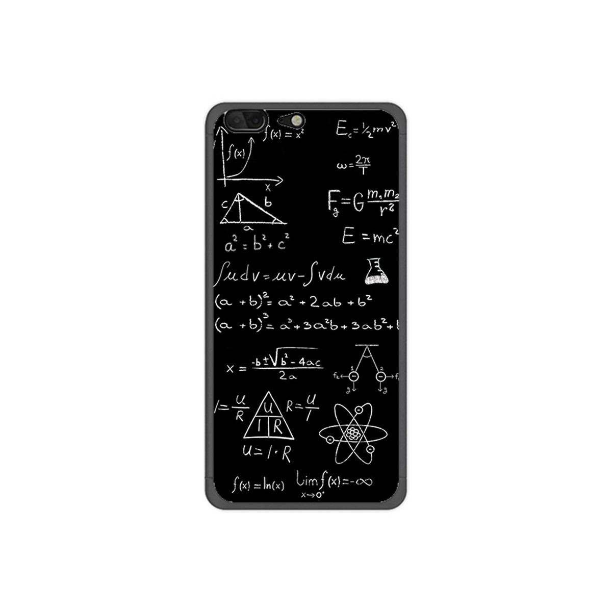 Funda Gel Tpu para Leagoo T5 Diseño Formulas Dibujos