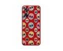 Funda Silicona Líquida Roja para Oppo A57s diseño Catrina Dibujos