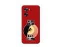 Funda Silicona Líquida Roja para Oppo A57s diseño Mujer Escalada Dibujos
