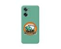 Funda Silicona Líquida Verde para Oppo A57s diseño Adventure Dibujos