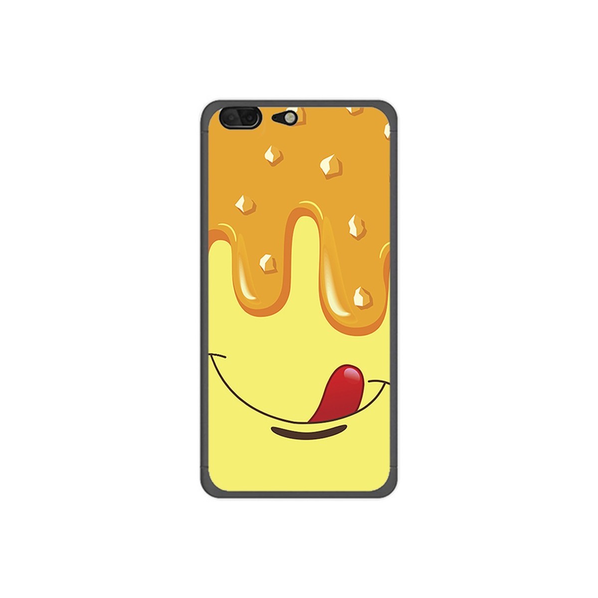 Funda Gel Tpu para Leagoo T5 Diseño Helado Vainilla Dibujos