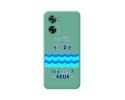 Funda Silicona Líquida Verde para Oppo A57s diseño Agua Dibujos