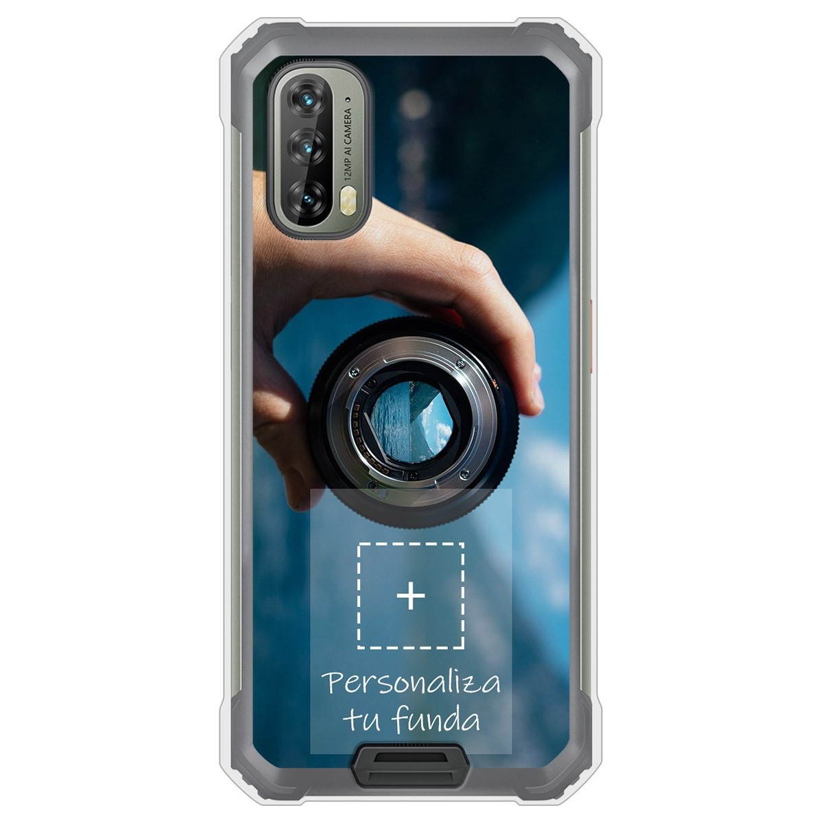 Personaliza tu Funda Silicona Gel Tpu Transparente con tu Fotografia para Blackview BV7100 Dibujo Personalizada