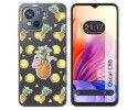 Funda Silicona Transparente para Blackview Oscal C80 diseño Piña Dibujos