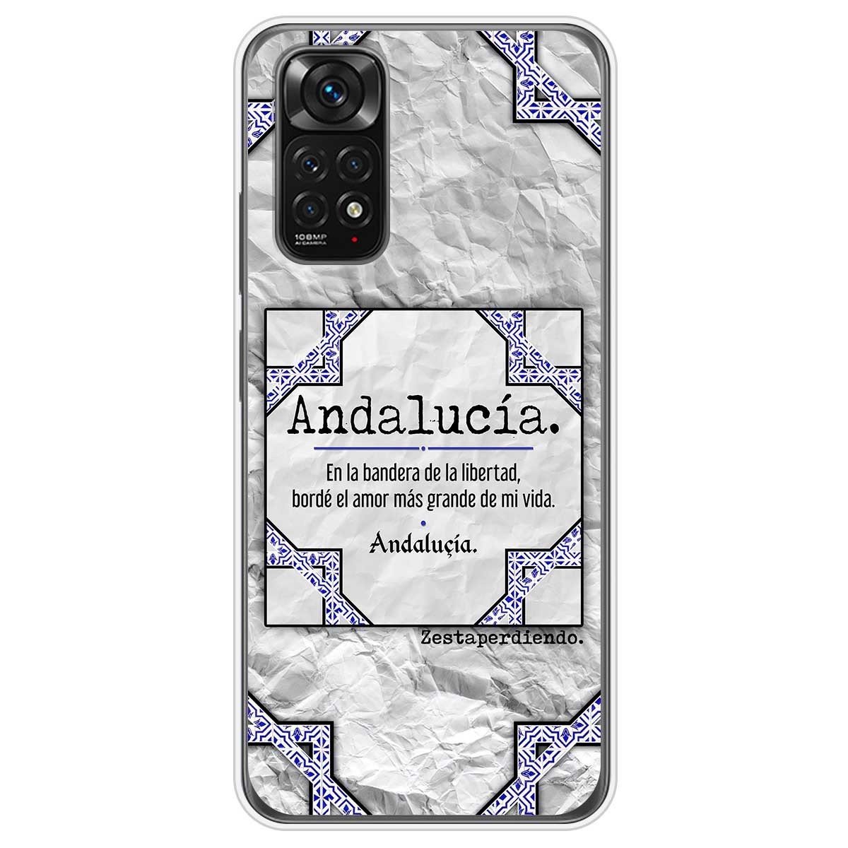 Funda Silicona diseño ZestaPerdiendo diseño Andalucia