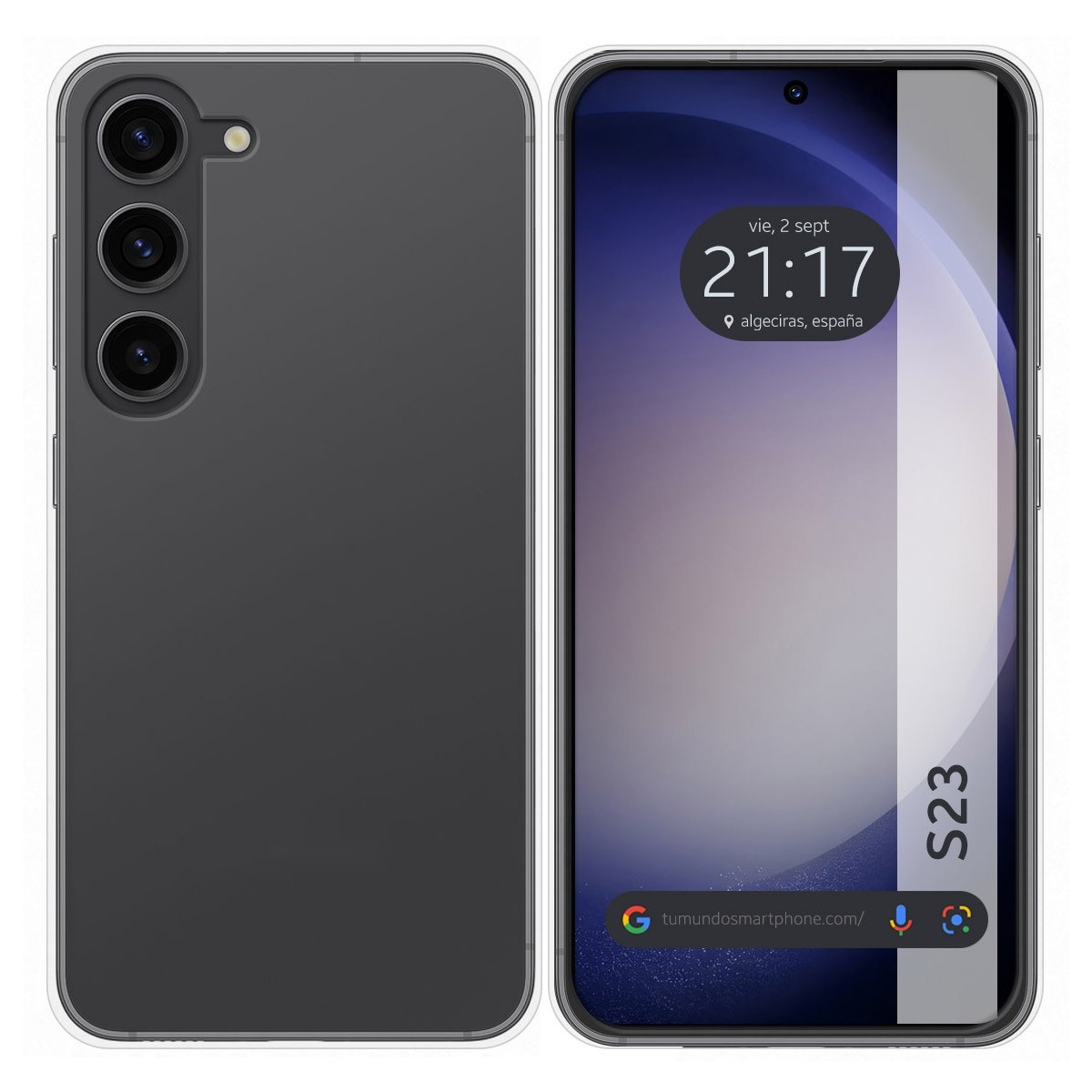 Funda Silicona Gel TPU Transparente para Samsung Galaxy S23 5G