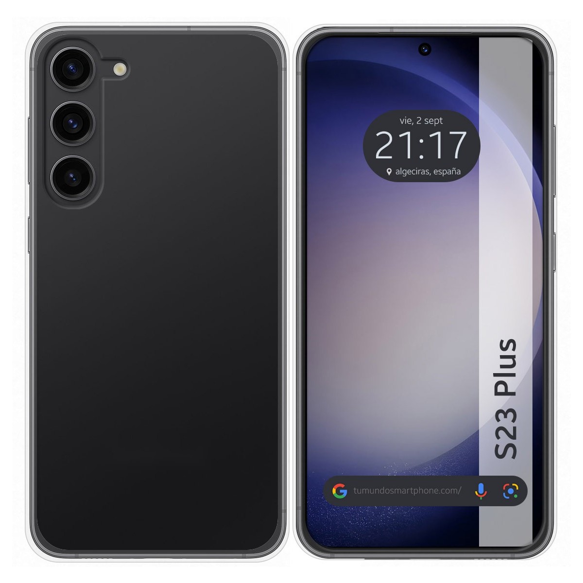 Funda Silicona Gel TPU Transparente para Samsung Galaxy S23+ Plus 5G