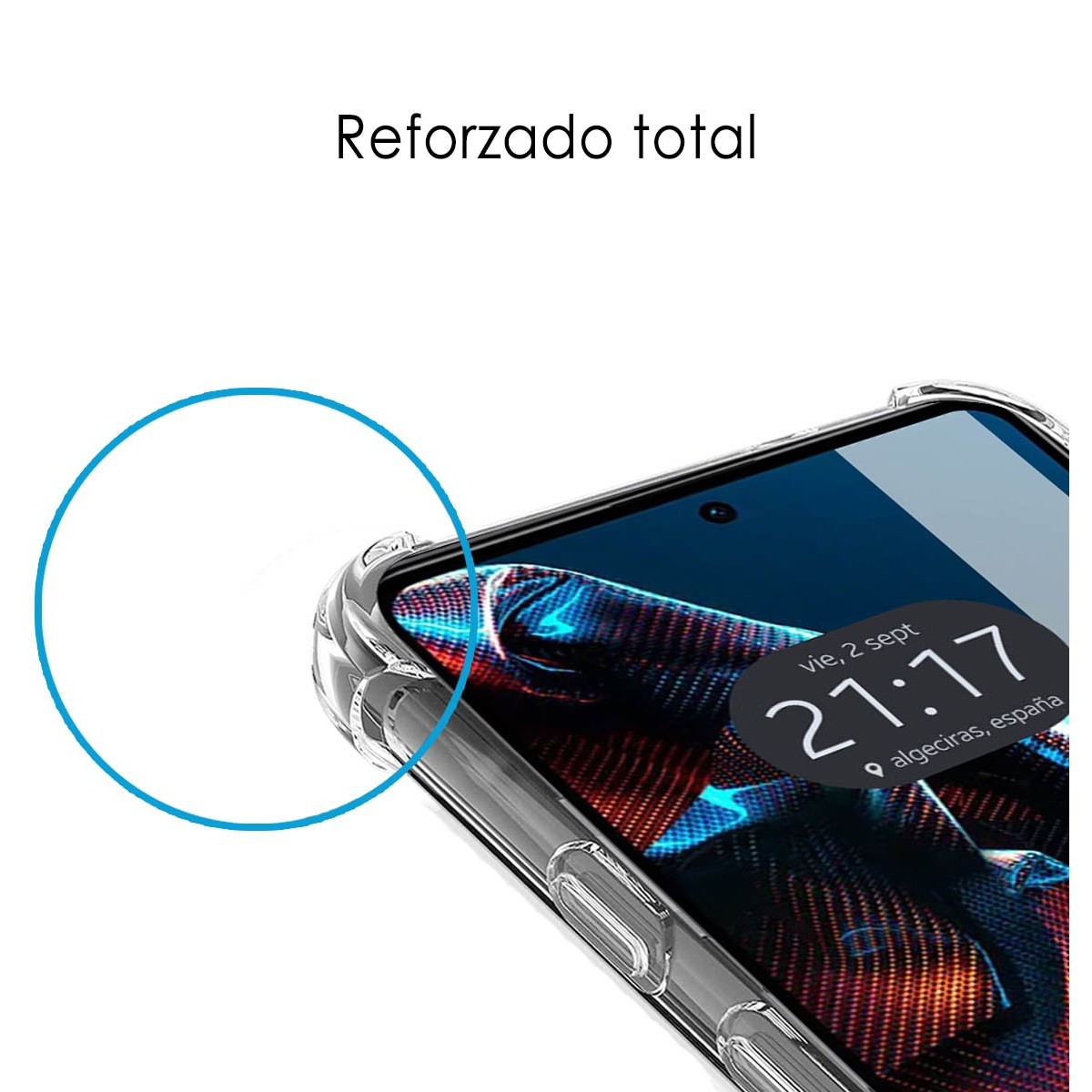 Funda Silicona Antigolpes Transparente compatible con Xiaomi POCO X5 Pro 5G