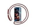 Funda Colgante Transparente compatible con Xiaomi POCO X5 Pro 5G con Cordon Rosa / Dorado