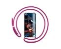 Funda Colgante Transparente compatible con Xiaomi POCO X5 Pro 5G con Cordon Rosa Fucsia