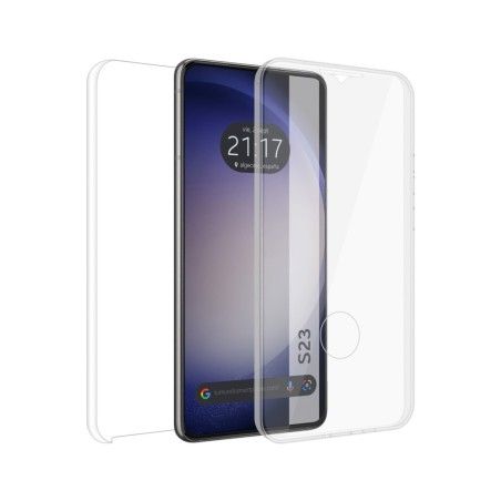 Funda Doble Transparente Pc + TPU Full Body 360 para Samsung Galaxy S23 5G