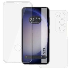 Funda Doble Transparente Pc + TPU Full Body 360 para Samsung Galaxy S23 5G 2