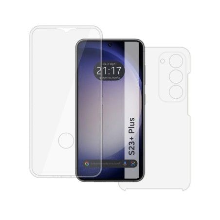 Funda Doble Transparente Pc + TPU Full Body 360 para Samsung Galaxy S23+ Plus 5G