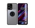 Funda Mate con Borde Negro y Anillo Giratorio 360 compatible con Xiaomi POCO X5 5G