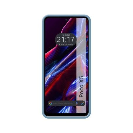 Funda Silicona Líquida Ultra Suave compatible con Xiaomi POCO X5 5G color Azul