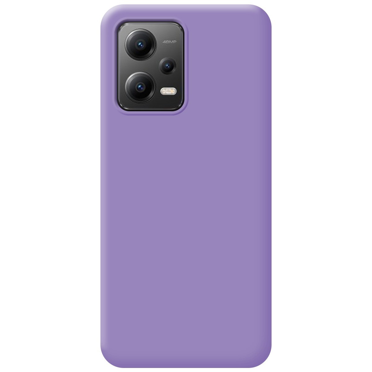 Funda Silicona Líquida Ultra Suave compatible con Xiaomi POCO X5 5G color Morada