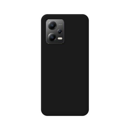 Funda Silicona Líquida Ultra Suave compatible con Xiaomi POCO X5 5G color Negra