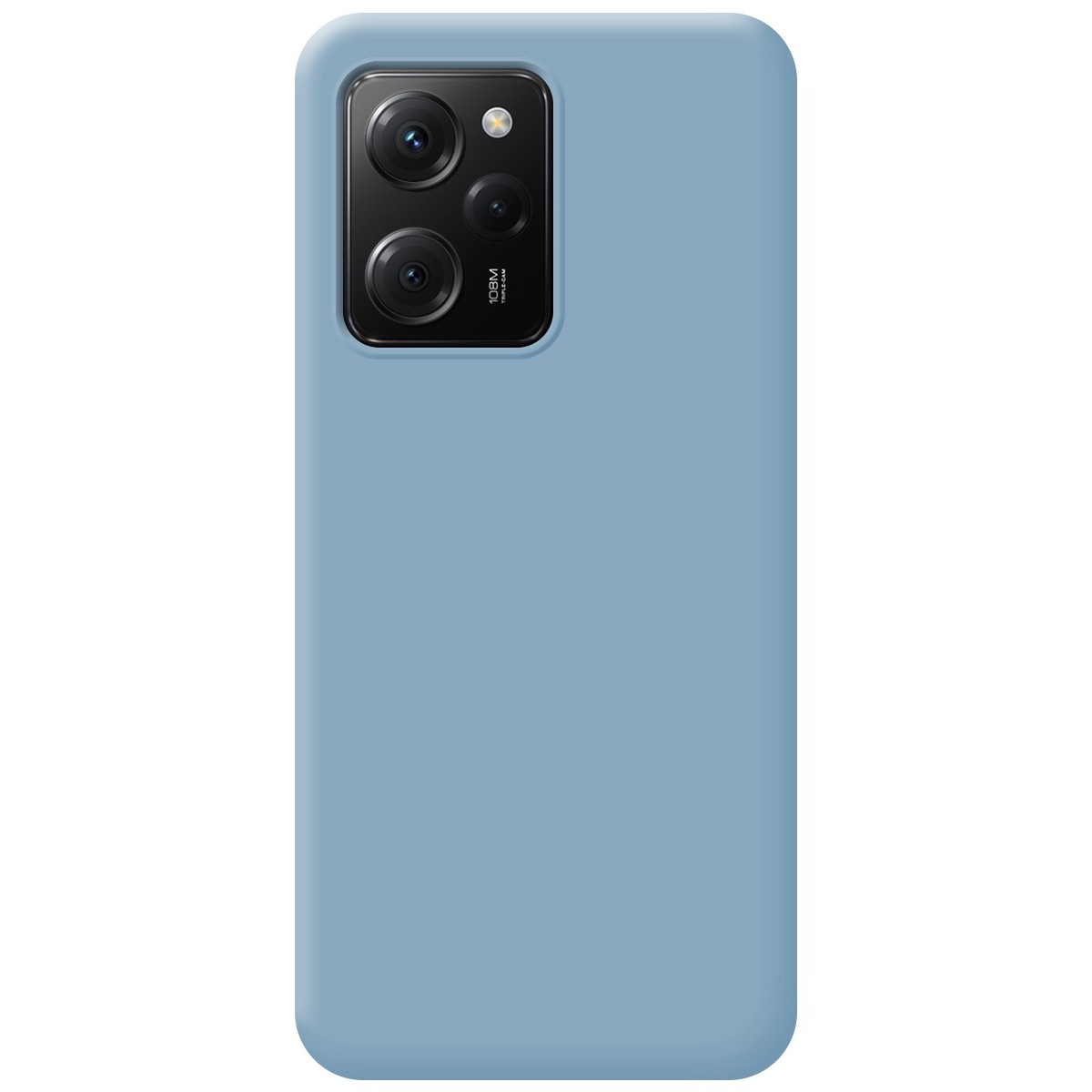 Funda Silicona Líquida Ultra Suave compatible con Xiaomi POCO X5 Pro 5G color Azul