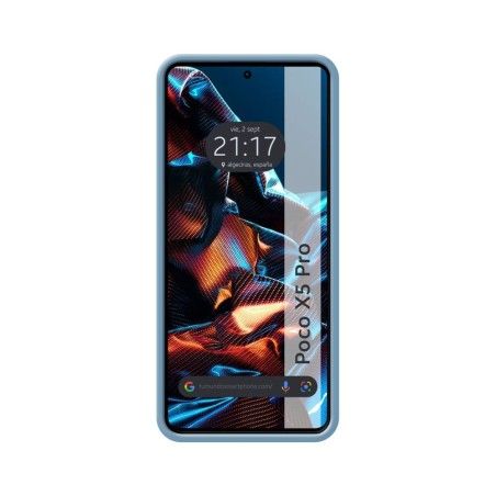 Funda Silicona Líquida Ultra Suave compatible con Xiaomi POCO X5 Pro 5G color Azul