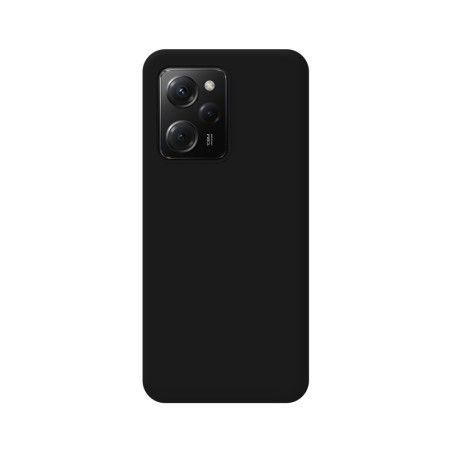 Funda Silicona Líquida Ultra Suave compatible con Xiaomi POCO X5 Pro 5G color Negra