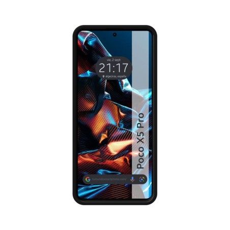 Funda Silicona Líquida Ultra Suave compatible con Xiaomi POCO X5 Pro 5G color Negra