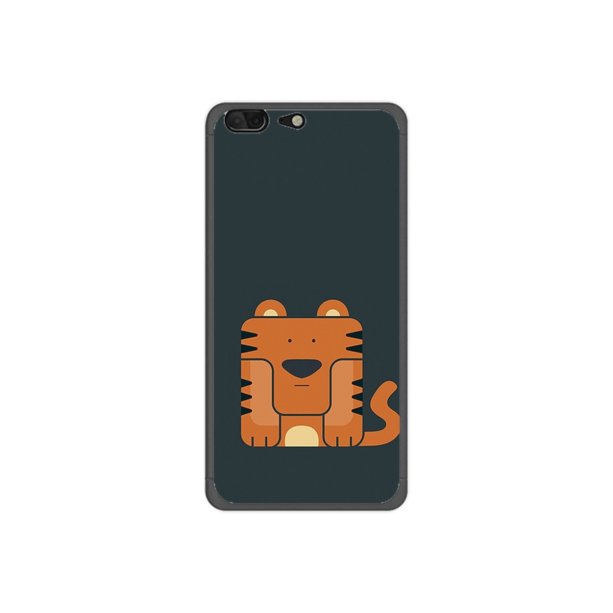 Funda Gel Tpu para Leagoo T5 Diseño Tigre Dibujos