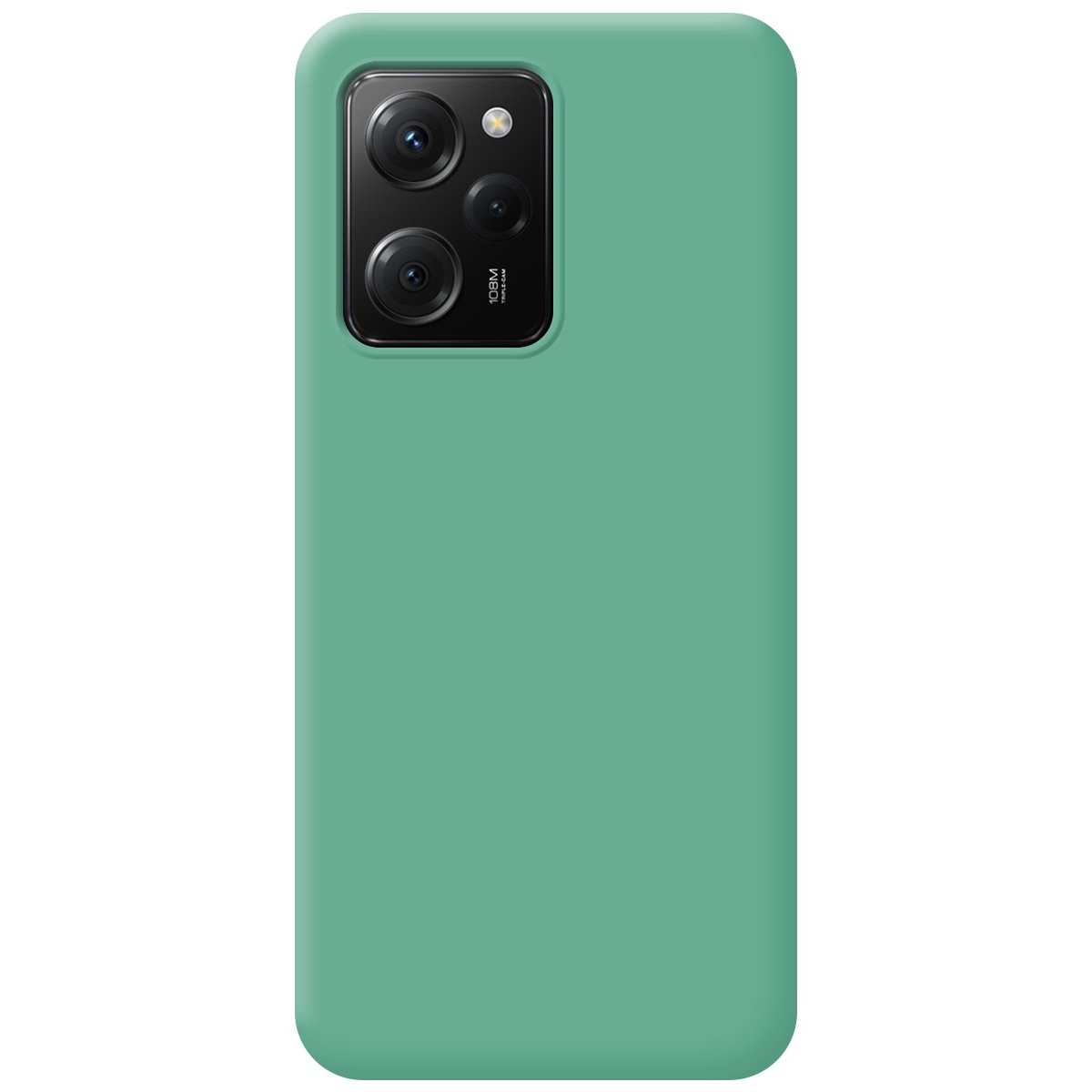Funda Silicona Líquida Ultra Suave compatible con Xiaomi POCO X5 Pro 5G color Verde