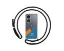 Personaliza tu Funda Colgante Transparente para Oppo Reno 8T 4G con Cordon Negro Dibujo Personalizada
