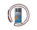 Personaliza tu Funda Colgante Transparente para Xiaomi POCO X5 5G con Cordon Rosa / Dorado Dibujo Personalizada