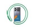 Personaliza tu Funda Colgante Transparente para Xiaomi POCO X5 5G con Cordon Verde Agua Dibujo Personalizada