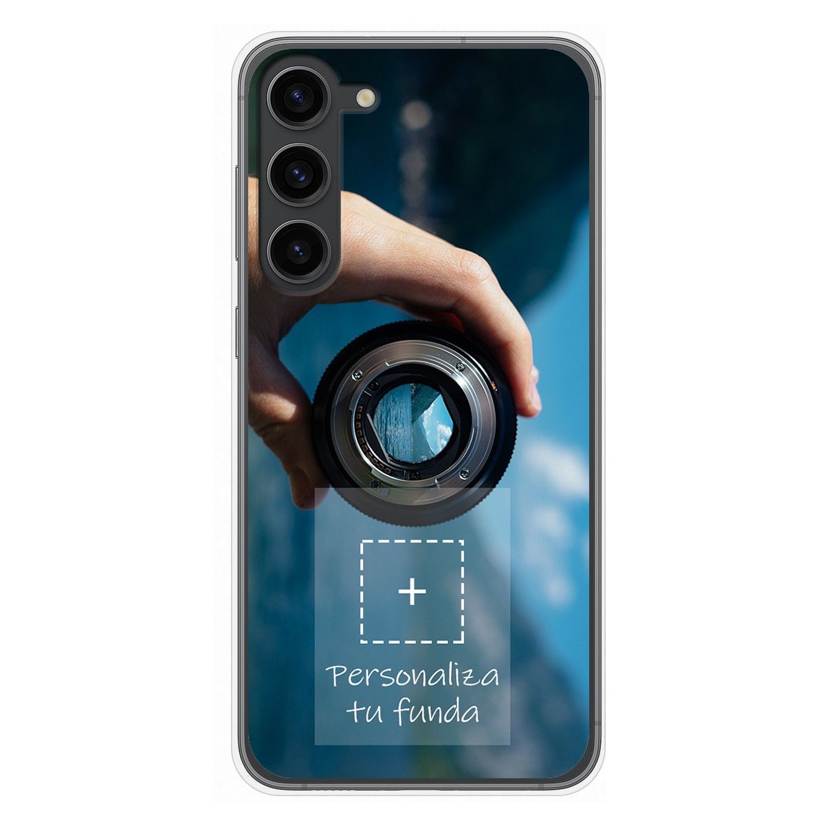 Personaliza tu Funda Doble Pc + Tpu 360 con tu Fotografia para Samsung Galaxy S23+ Plus 5G Dibujo Personalizada