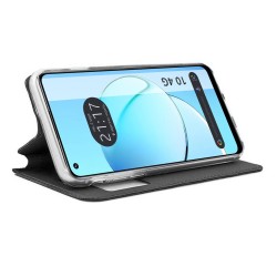 Funda Libro Soporte con Ventana para Realme 10 4G color Negra 2