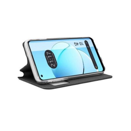 Funda Libro Soporte con Ventana para Realme 10 4G color Negra