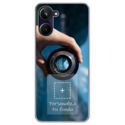 Personaliza tu Funda Silicona Gel Tpu Transparente con tu Fotografia para Realme 10 4G Dibujo Personalizada