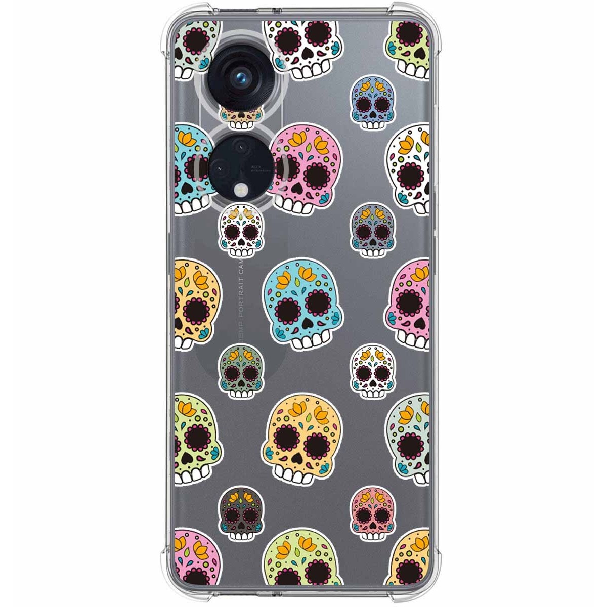 Funda Silicona Antigolpes para Oppo Reno 8T 4G diseño Catrina Dibujos