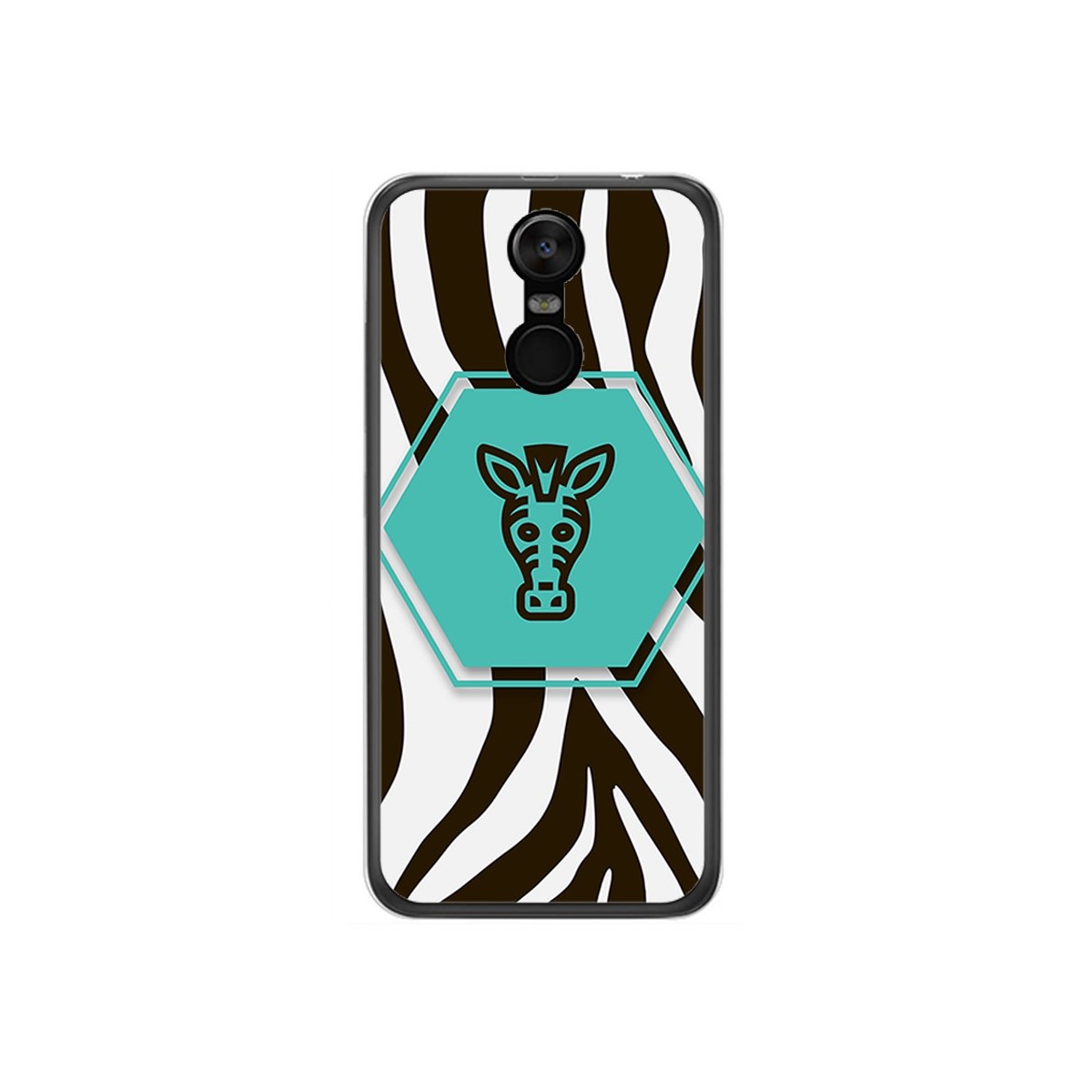Funda Gel Tpu para Oukitel C8 Diseño Cebra Dibujos