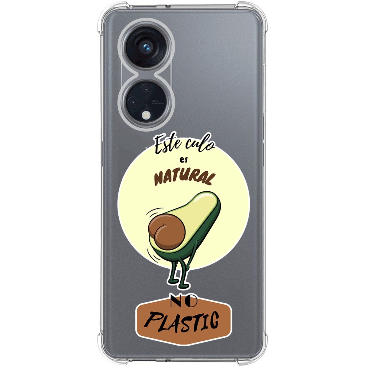 Funda Silicona Antigolpes para Oppo Reno 8T 4G diseño Culo Natural Dibujos