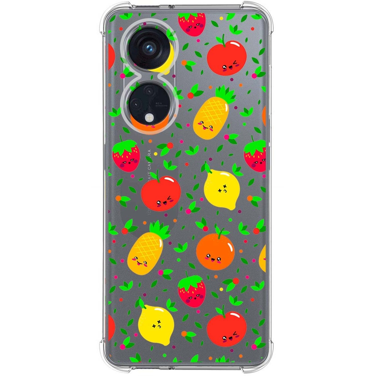 Funda Silicona Antigolpes para Oppo Reno 8T 4G diseño Frutas 01 Dibujos