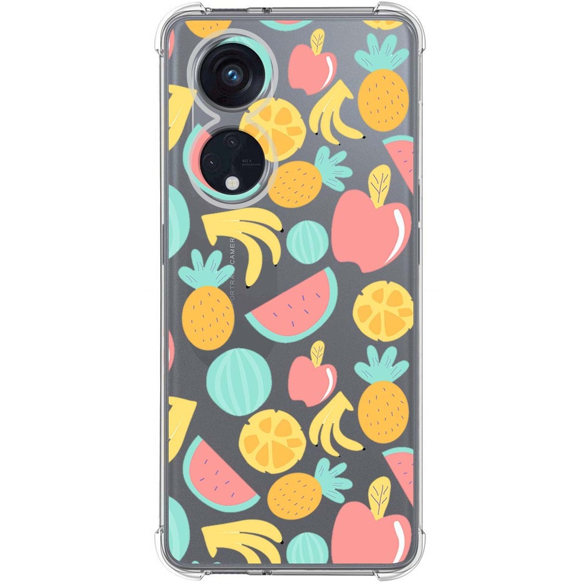 Funda Silicona Antigolpes para Oppo Reno 8T 4G diseño Frutas 02 Dibujos