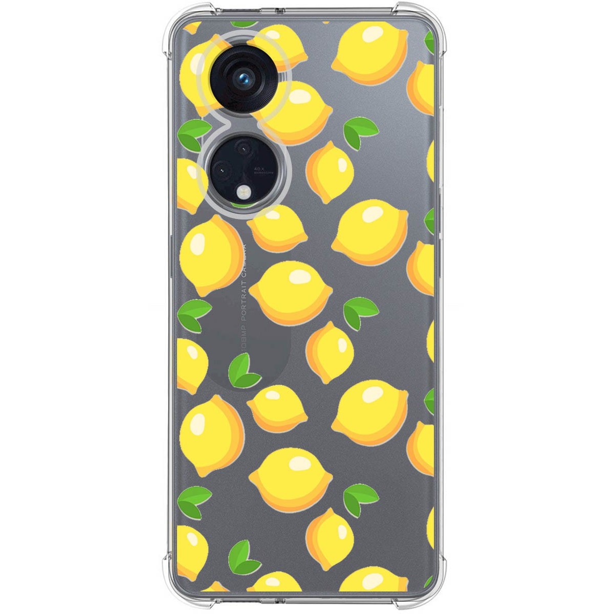 Funda Silicona Antigolpes para Oppo Reno 8T 4G diseño Limones Dibujos