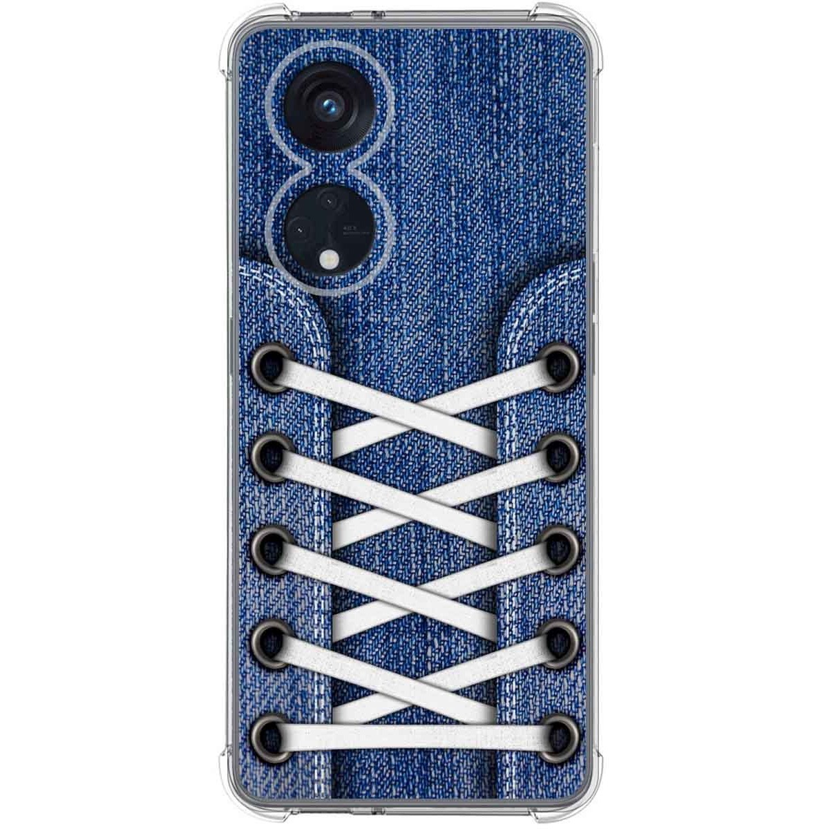 Funda Silicona Antigolpes para Oppo Reno 8T 4G diseño Zapatillas 01 Dibujos