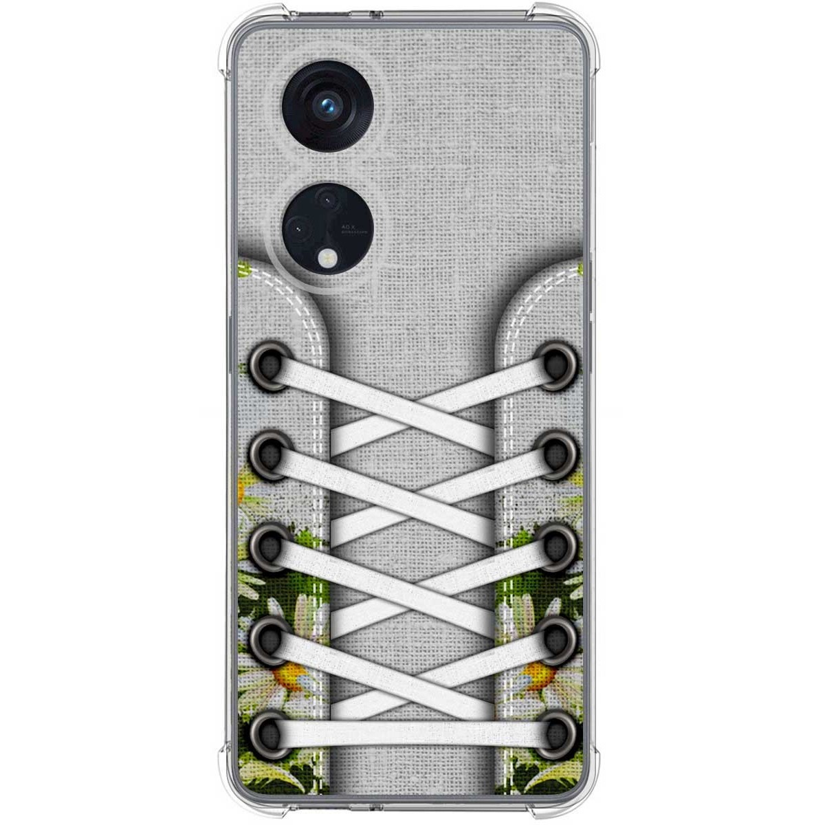 Funda Silicona Antigolpes para Oppo Reno 8T 4G diseño Zapatillas 08 Dibujos