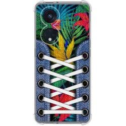 Funda Silicona Antigolpes para Oppo Reno 8T 4G diseño Zapatillas 12 Dibujos