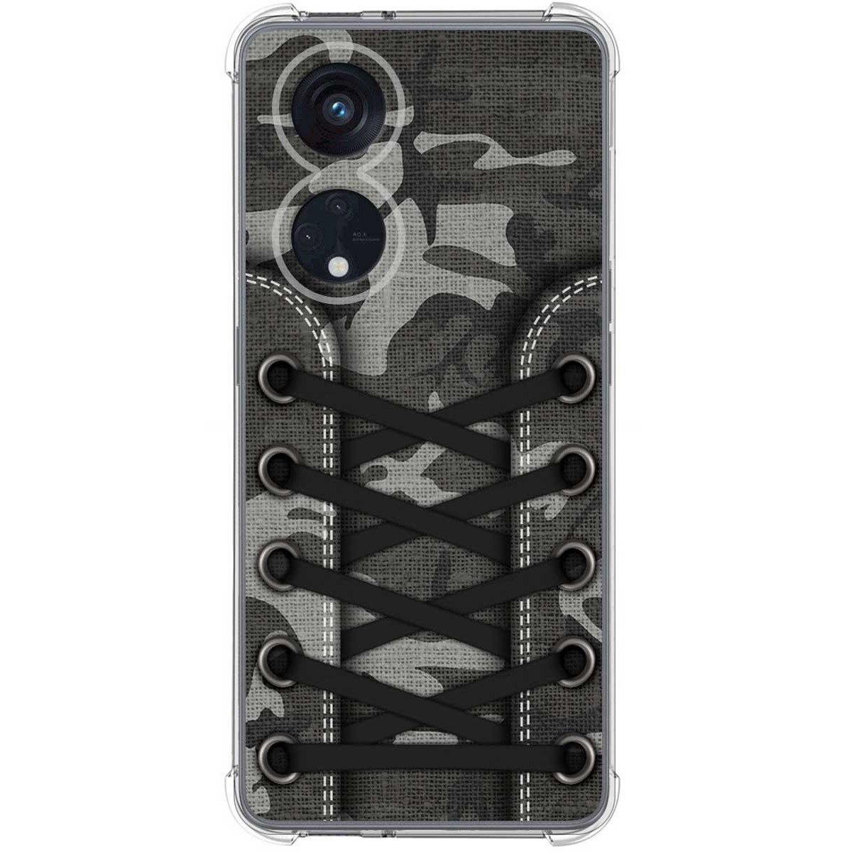 Funda Silicona Antigolpes para Oppo Reno 8T 4G diseño Zapatillas 15 Dibujos