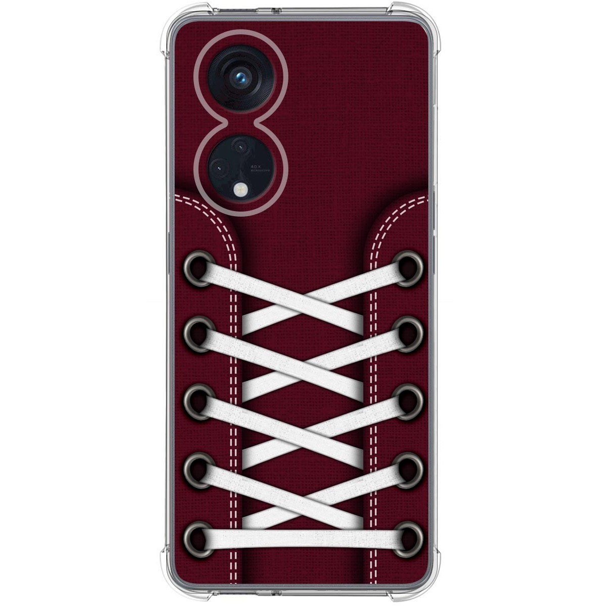 Funda Silicona Antigolpes para Oppo Reno 8T 4G diseño Zapatillas 17 Dibujos